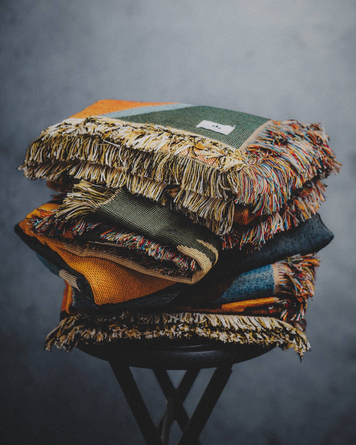 Flower Meadow Knit Blanket