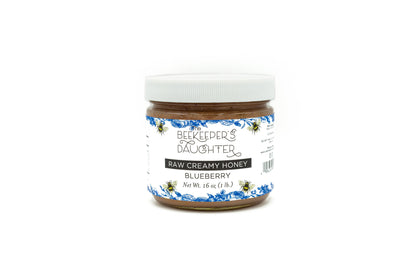 16oz Raw Blueberry Creamy Honey