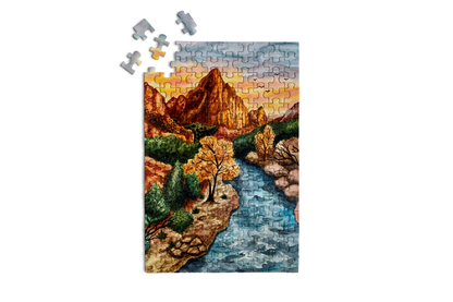 Zion National Park - Utah Camper miniature puzzle USA