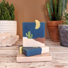 Load image into Gallery viewer, Twilight Saguaro - Exfoliating Cactus Goats Milk Soap
