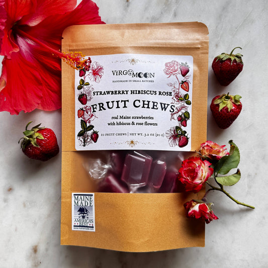 Strawberry Hibiscus Rose Fruit Chews