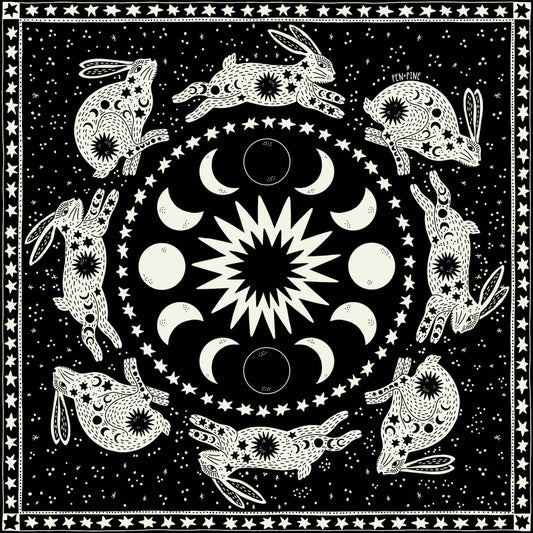 Celestial Rabbits Bandana