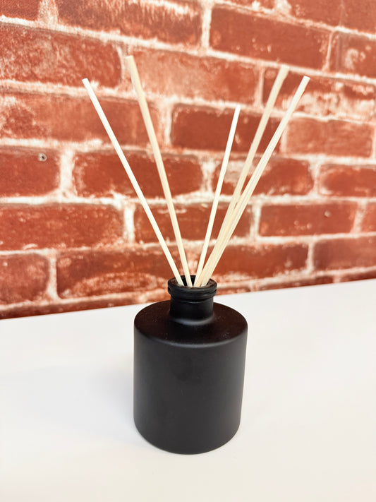 6oz Diffuser + Reeds | Black Glass