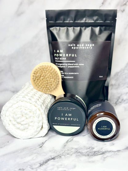 I AM Powerful - Eucalyptus + Peppermint - Whipped Organic Body Butter