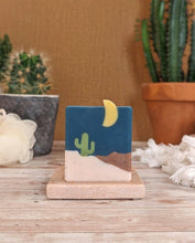 Load image into Gallery viewer, Twilight Saguaro - Exfoliating Cactus Goats Milk Soap
