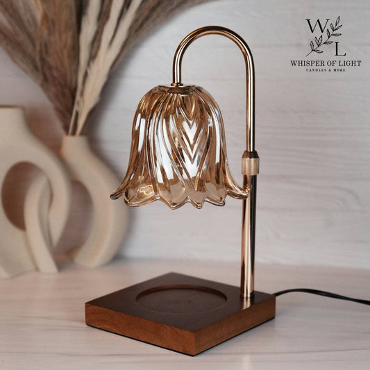 Warmer Lamp with Timer Dimmable Wax Melt Warmer for Jar Candles with 2 Bulbs