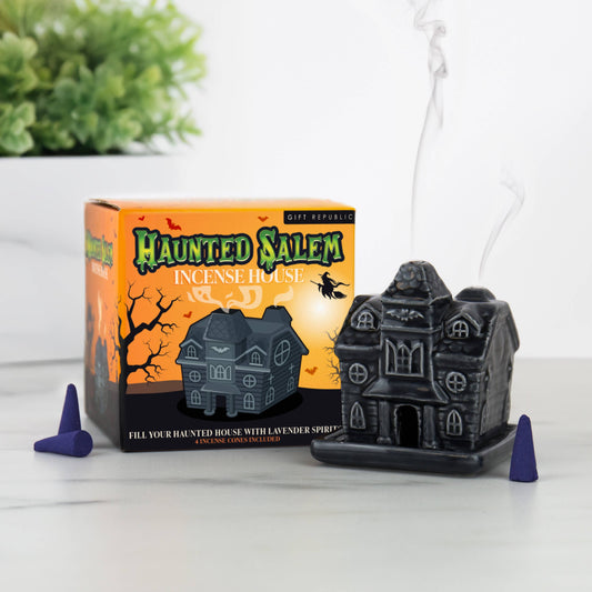 Haunted House Incense Cone Burner
