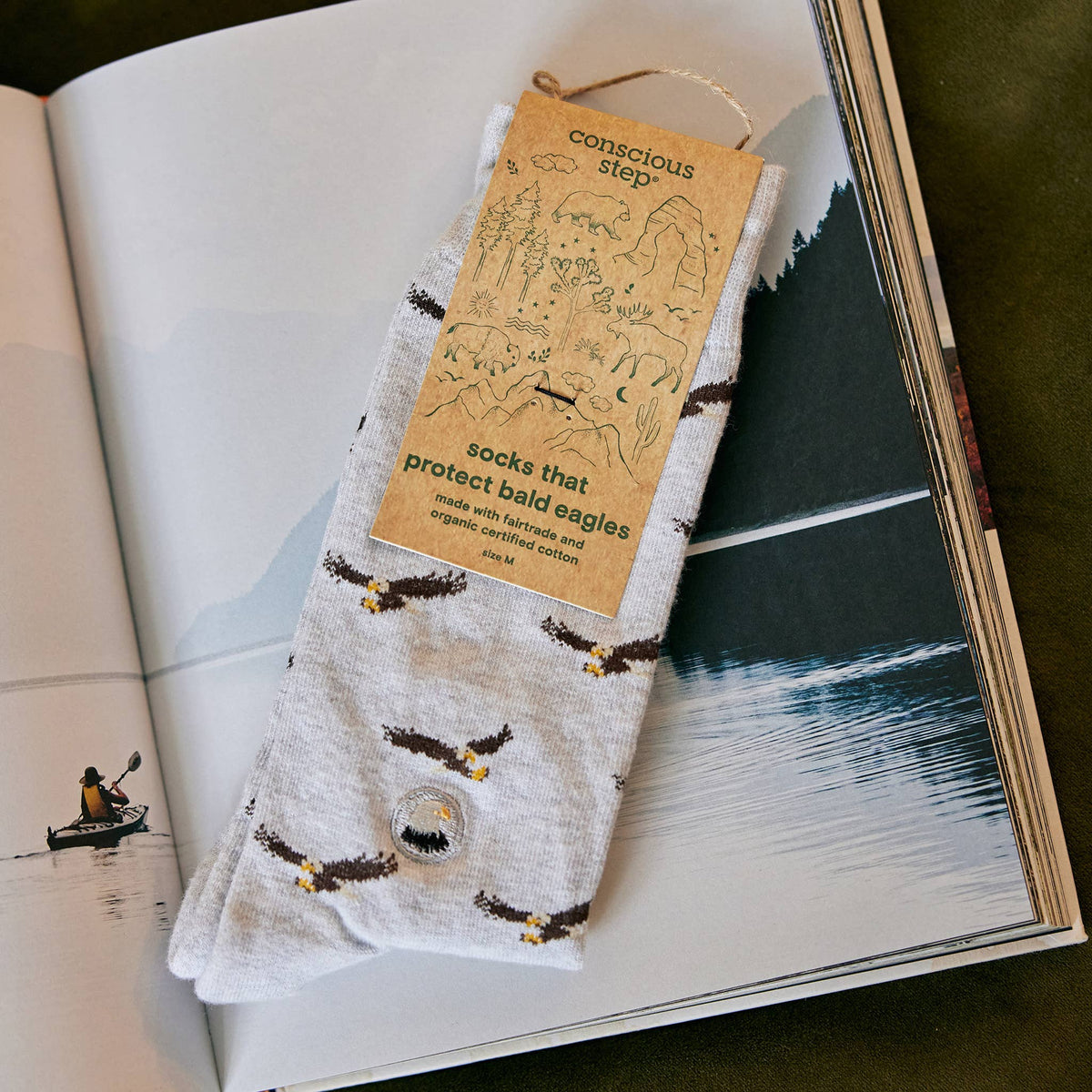 Socks that Protect Bald Eagles | Outdoorsy Gifts