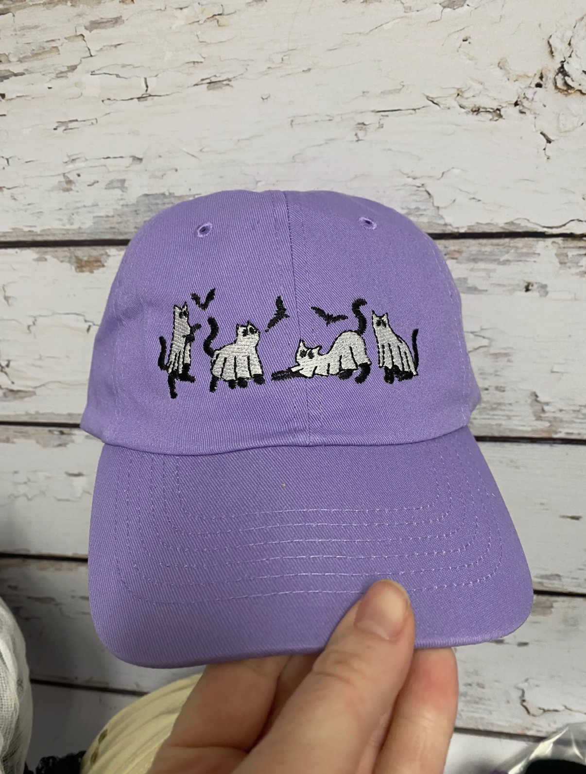 Cats on Halloween Night Relaxed Fit Hat