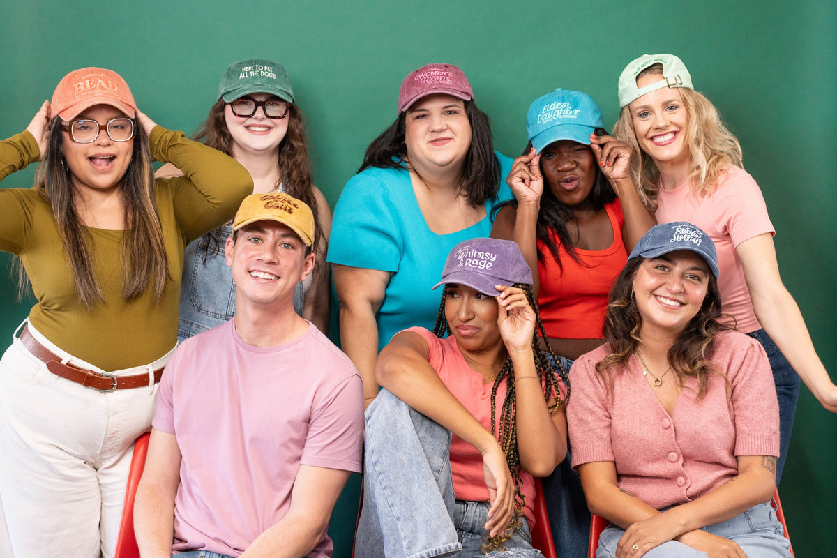Spiritually I'm in Stars Hollow Embroidered Washed Dad Cap