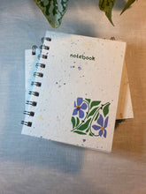 Load image into Gallery viewer, Plantable Notebook | Wildflower Seeds | Blue Flower Notebook
