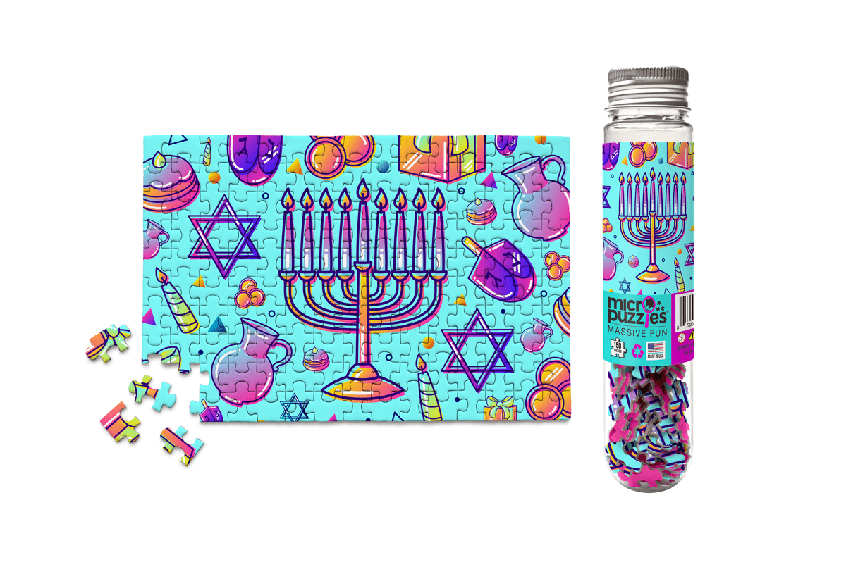 Holidays - Hanukkah - Festival of Lights menorah puzzle