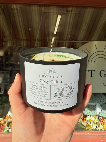 16oz Soy Candle - Black Tin