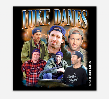 Luke Danes Gilmore Girls Waterproof Vinyl Sticker