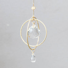 Load image into Gallery viewer, Mini Suncatcher - Lotus/Strength
