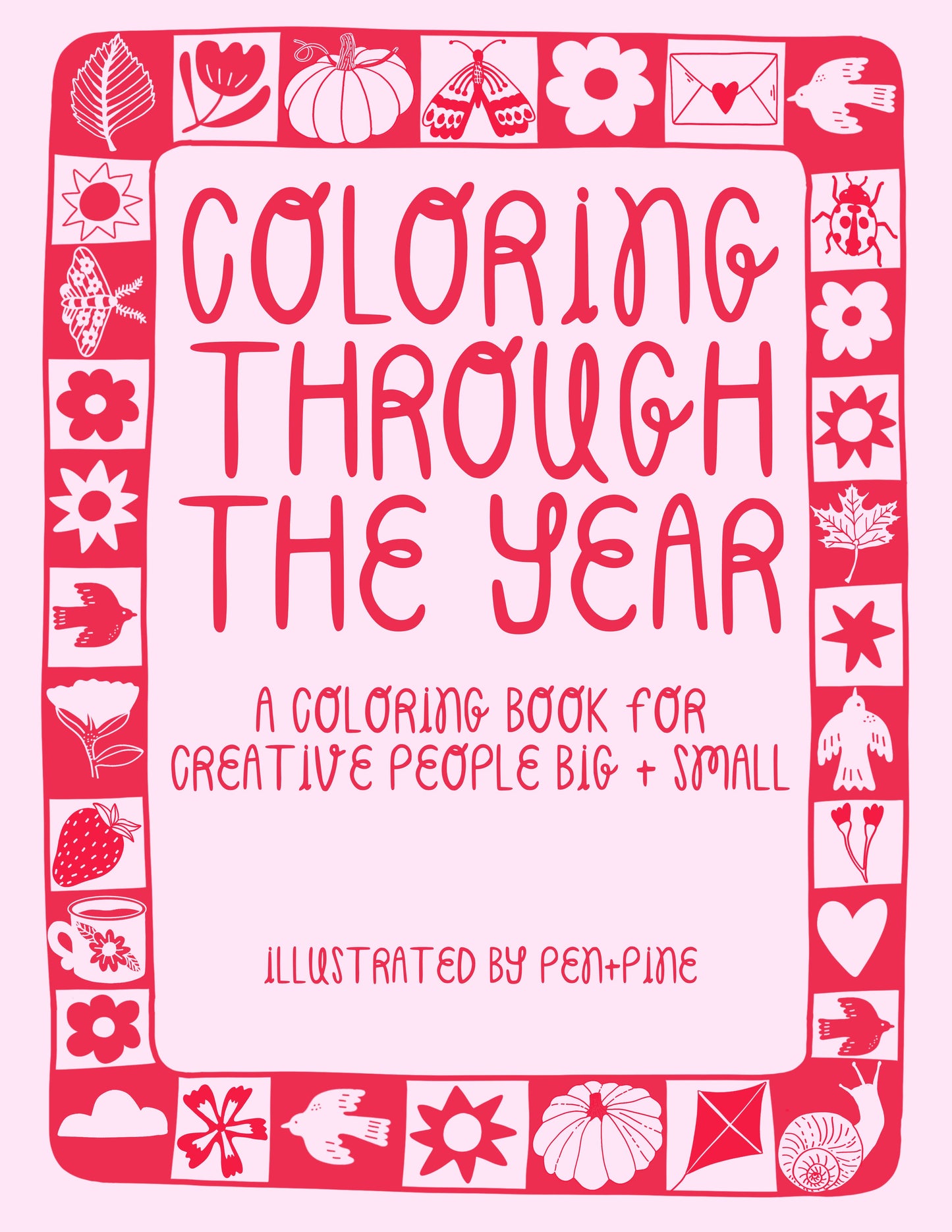 Coloring Through the Year Coloring Book