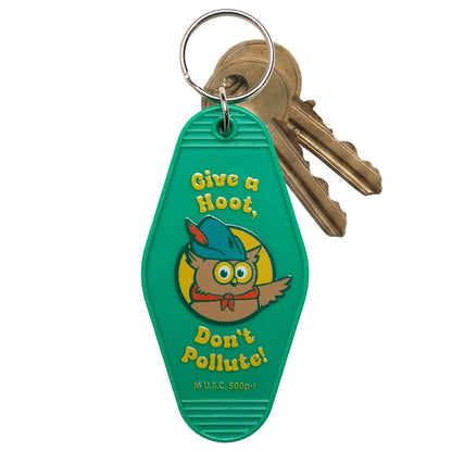 Give A Hoot Keychain