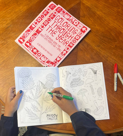 Coloring Through the Year Coloring Book