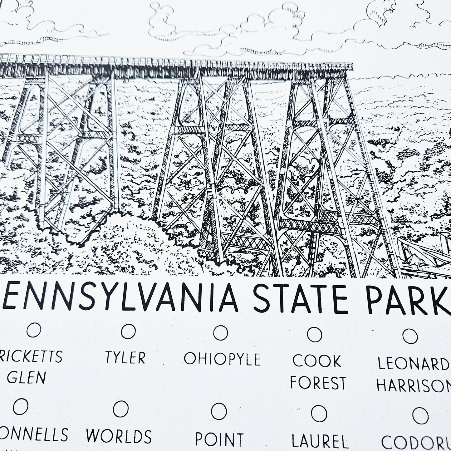 Pennsylvania State Parks - Hand-pulled Screen Print