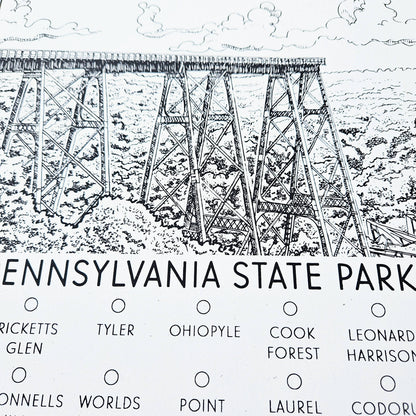 Pennsylvania State Parks - Hand-pulled Screen Print