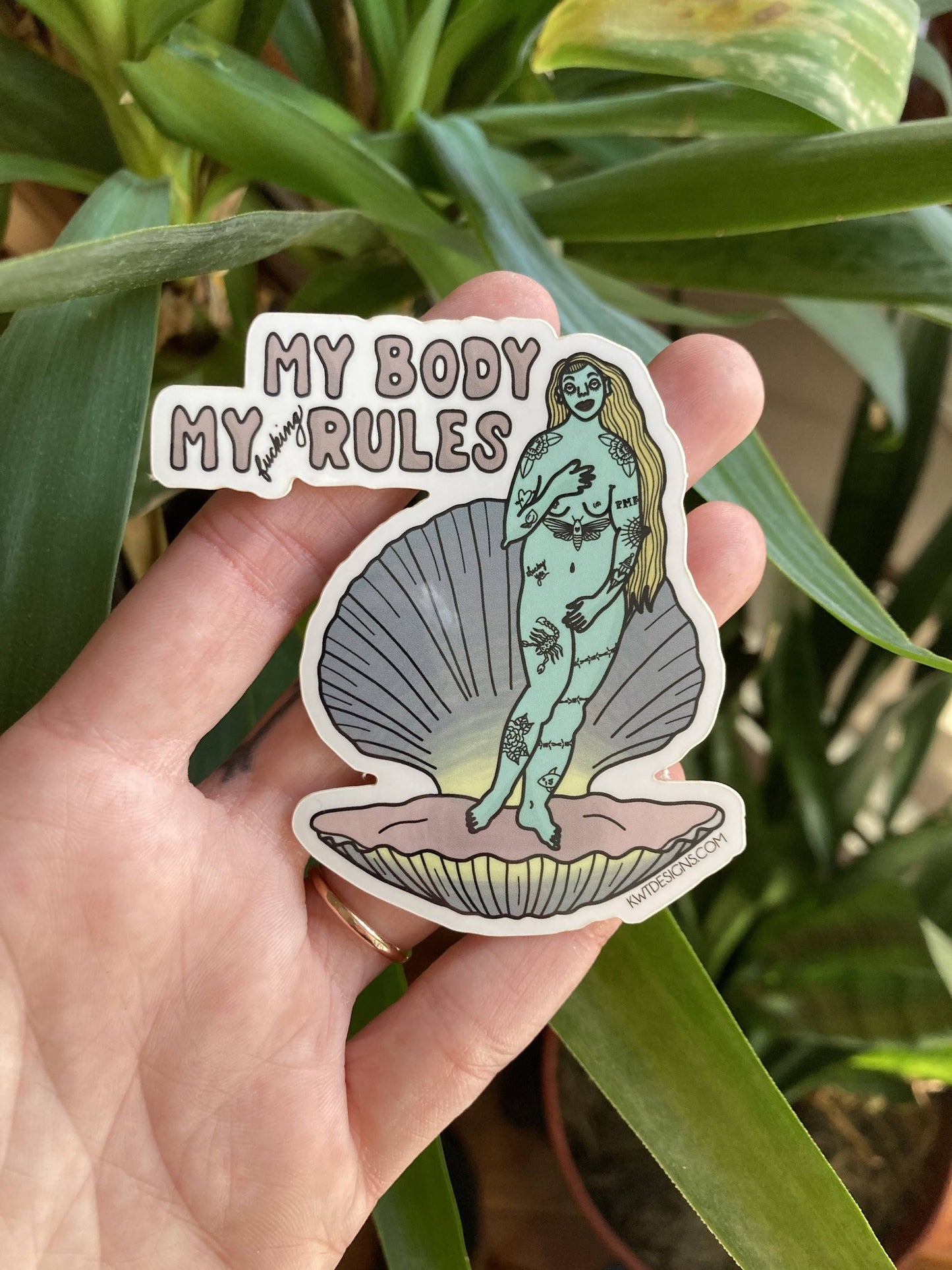 My Body My Rules Sticker