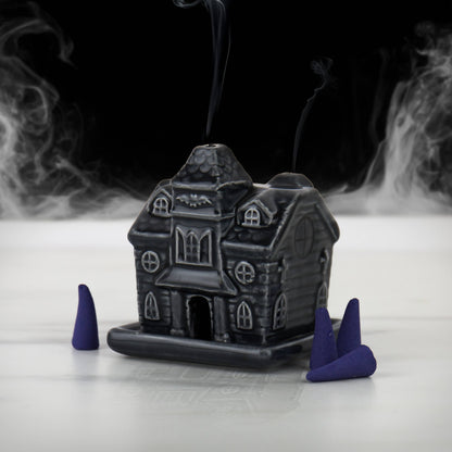 Haunted House Incense Cone Burner