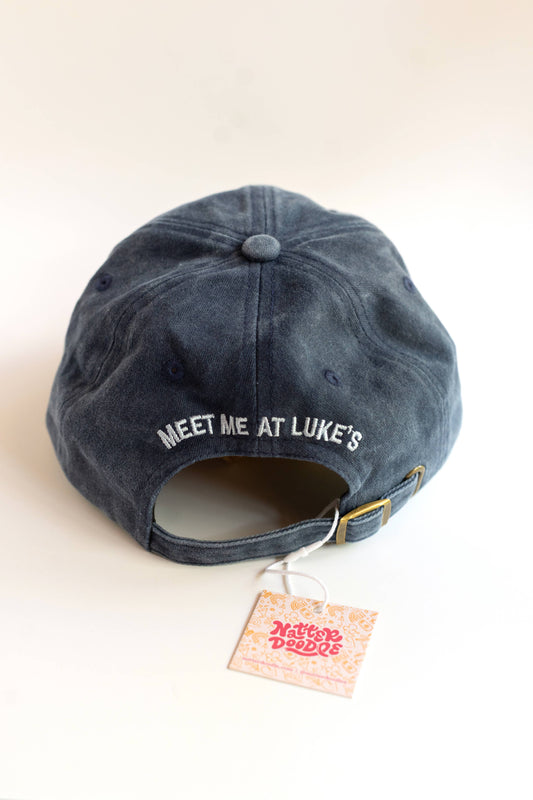 Spiritually I'm in Stars Hollow Embroidered Washed Dad Cap