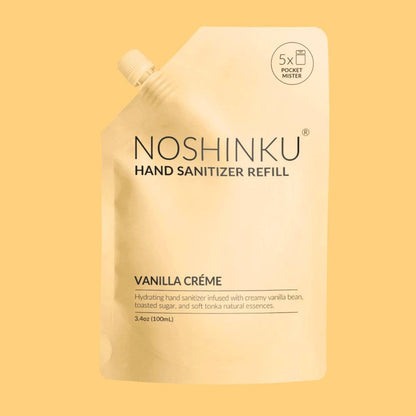 Vanilla Créme Hydrating Hand Sanitizer Spray Refill Pouch