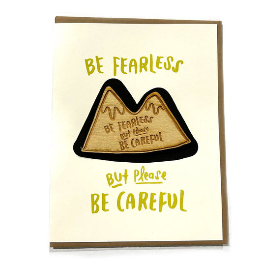 Fearless/Careful - Mountain Magnet w/ Card