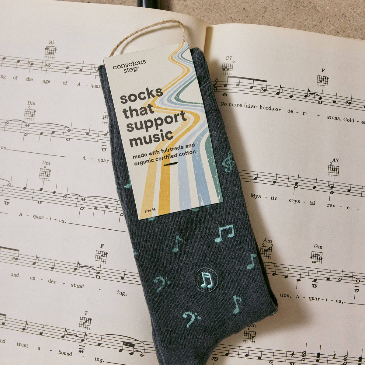 Socks that Support Music | Music Notes - Gifts for Musicians
