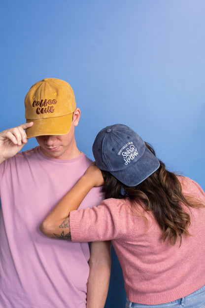 Spiritually I'm in Stars Hollow Embroidered Washed Dad Cap