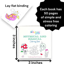 Load image into Gallery viewer, Mythical and Magical Mini Coloring Book for Kids &amp; Baby
