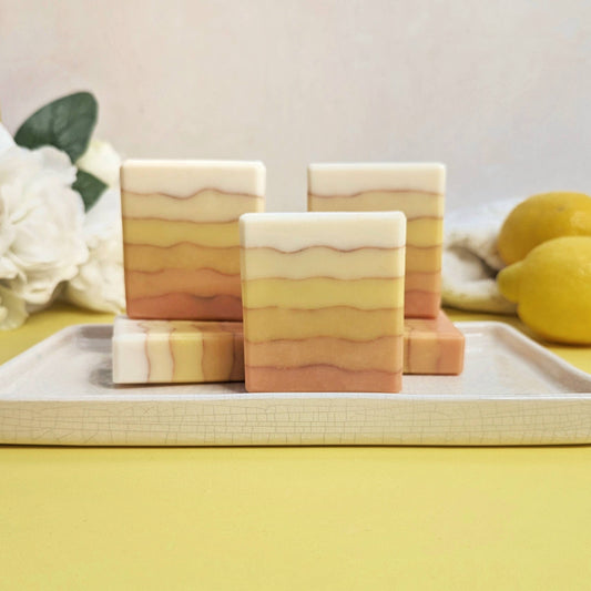 Lemon Chiffon - Exfoliating Yellow Goats Milk Soap