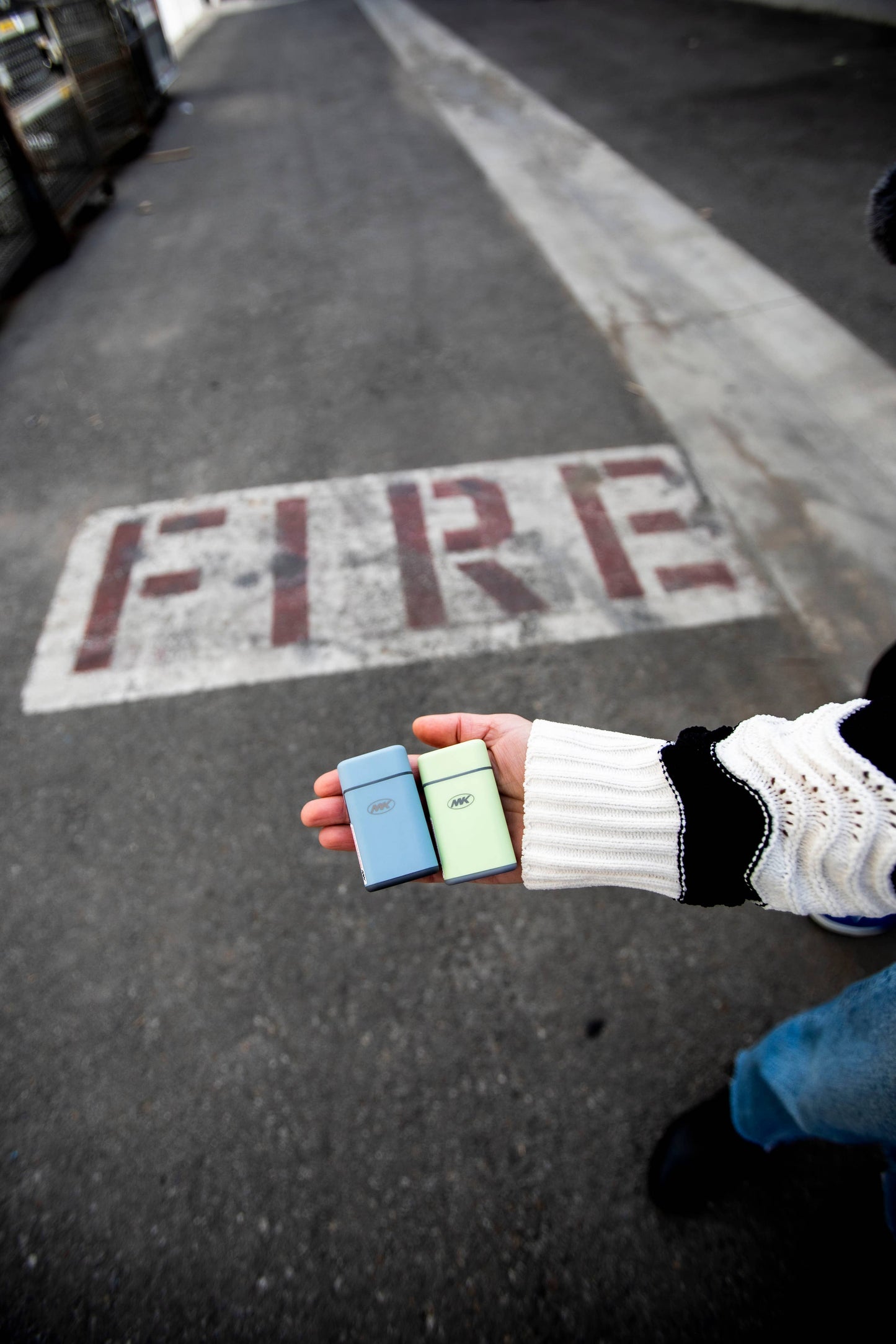 Pastel Torch Flame Pocket Lighter
