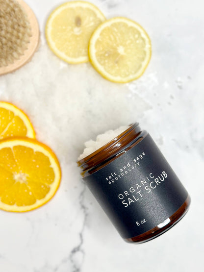 I AM Joyful - Lemon and Lilac - Organic Dead Sea Salt Scrub