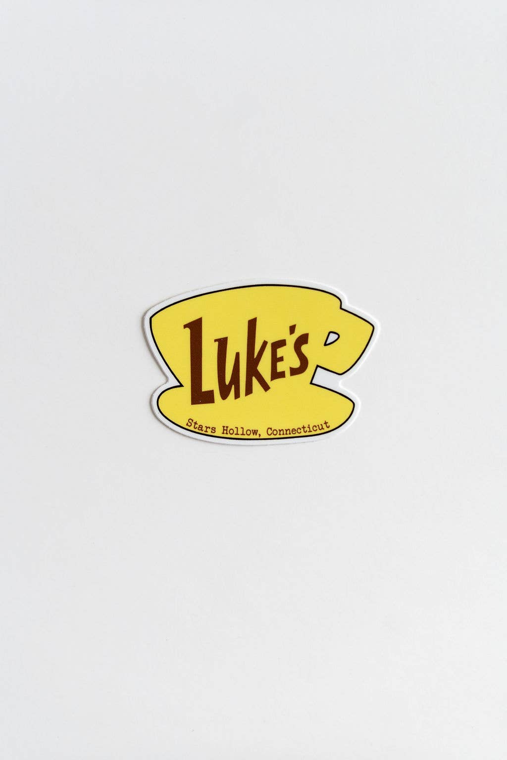 Luke’s Diner Gilmore Girls Waterproof Clear Sticker
