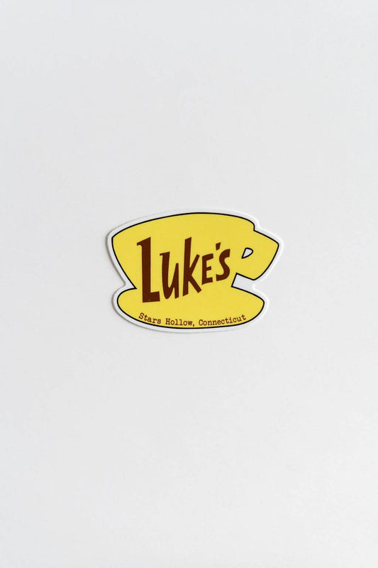Luke’s Diner Gilmore Girls Waterproof Clear Sticker