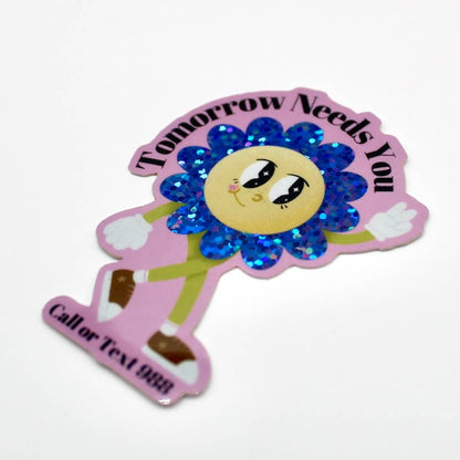 Tomorrow Needs You 988 Sticker
