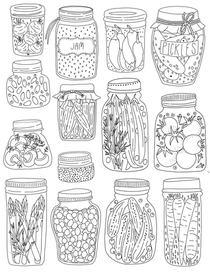 Coloring Through the Year Coloring Book