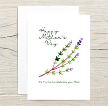 Load image into Gallery viewer, Plantable Card | Mother’s Day Card | Thyme to Celebrate You
