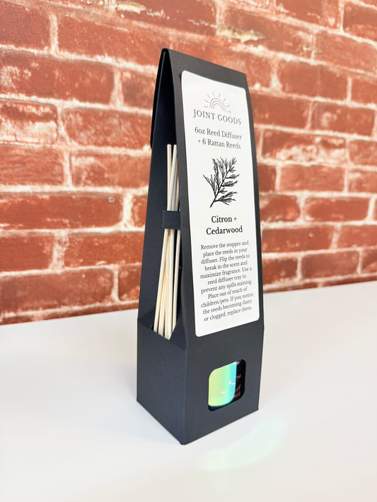 6oz Diffuser + Reeds | Iridescent Glass