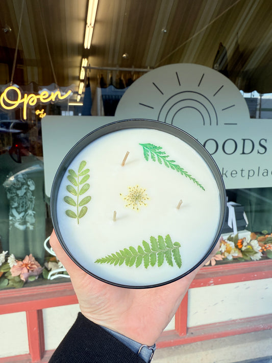 16oz Soy Candle - Black Tin