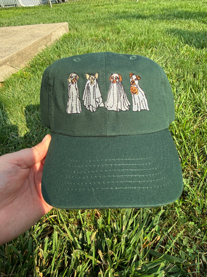 Pups on Halloween Night Relaxed Fit Hat