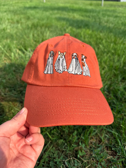 Pups on Halloween Night Relaxed Fit Hat