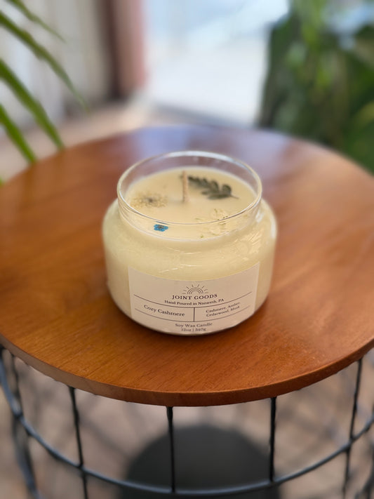 12oz Apothecary Soy Candle- Choose Your Lid Style!