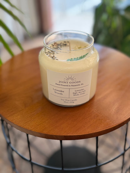 18oz Apothecary Soy Candle - Choose Your Lid Style!