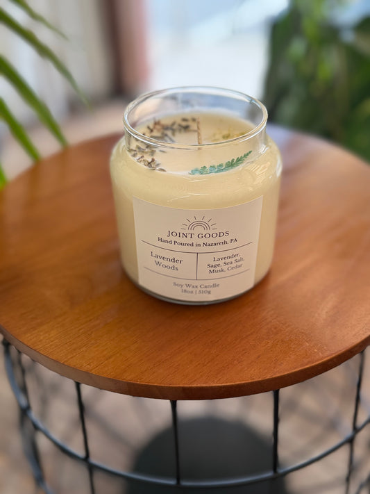 18oz Apothecary Soy Candle - Choose Your Lid Style!
