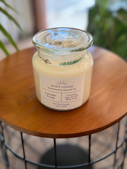 18oz Apothecary Soy Candle - Choose Your Lid Style!