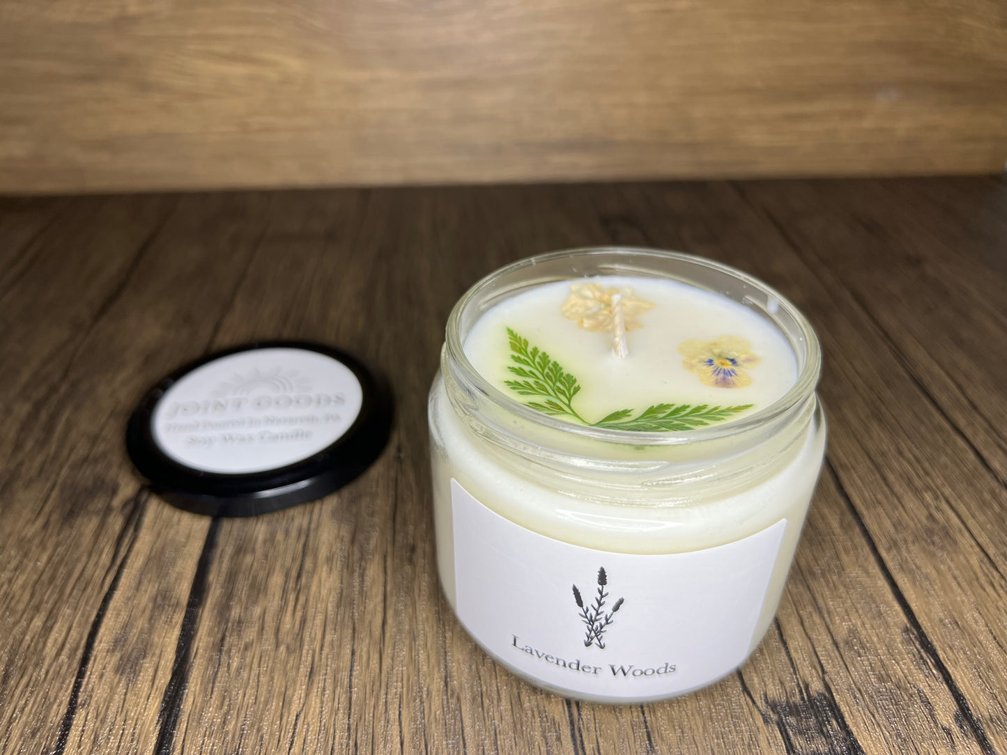Glass Candle Jar Soy Candle