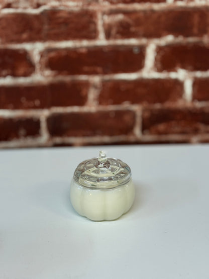 Glass Pumpkin Jar Soy Candle
